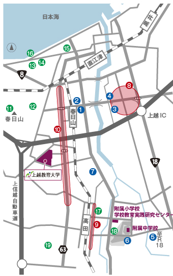 キャンパス周辺