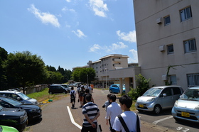 学生宿舎見学