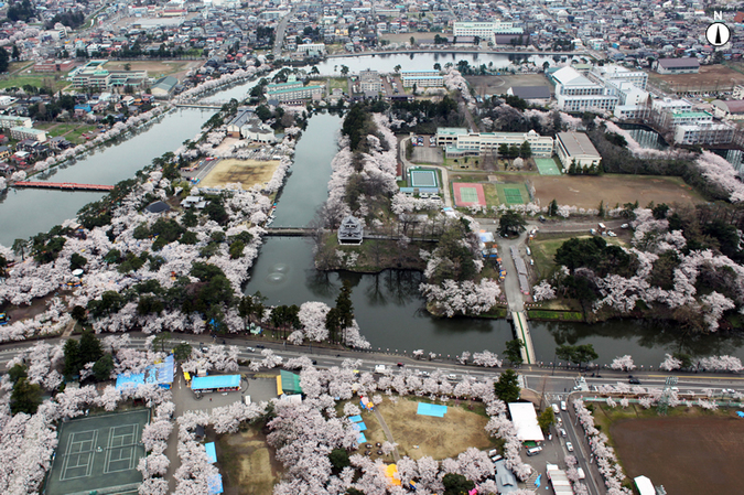 本城地区 航空写真2（拡大）