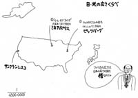 資料1　『日米の広さ比べ』